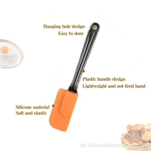 Silikon -Creme -Butter -Schaber Küchenwerkzeuge Kuchenspatel
